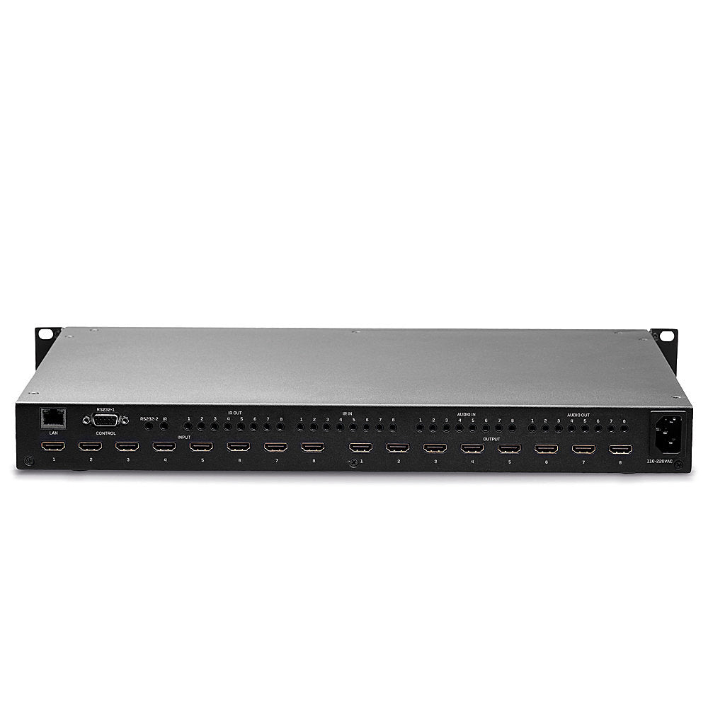 Lindy 38260 – HDMI Matrix, HDMI 2.0, Matrix 8×8, 4K@60 Hz, HDCP, Video Wall Scaling
