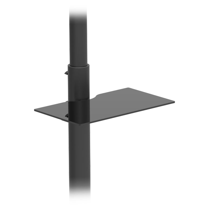 Hagor Braclabs-Stand Frontablage – AV-Ablage, höhenverstellbar, 7,5 kg, für Braclabs-Stand, Schwarz