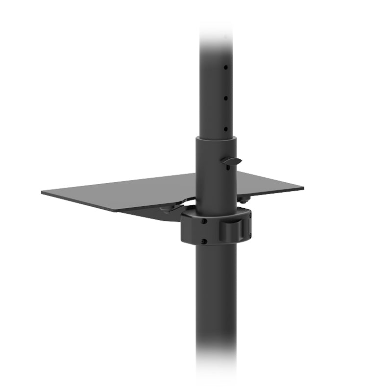 Hagor Braclabs-Stand Frontablage – AV-Ablage, höhenverstellbar, 7,5 kg, für Braclabs-Stand, Schwarz