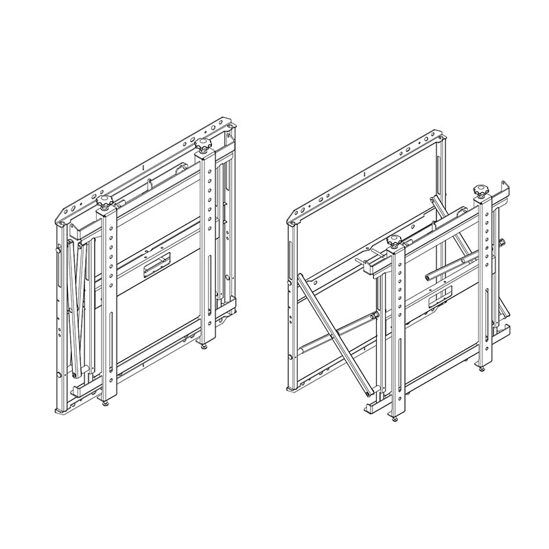 Hagor SLIM VWH-1 – Wandhalterung, ausziehbar, ultraflach, für 55"