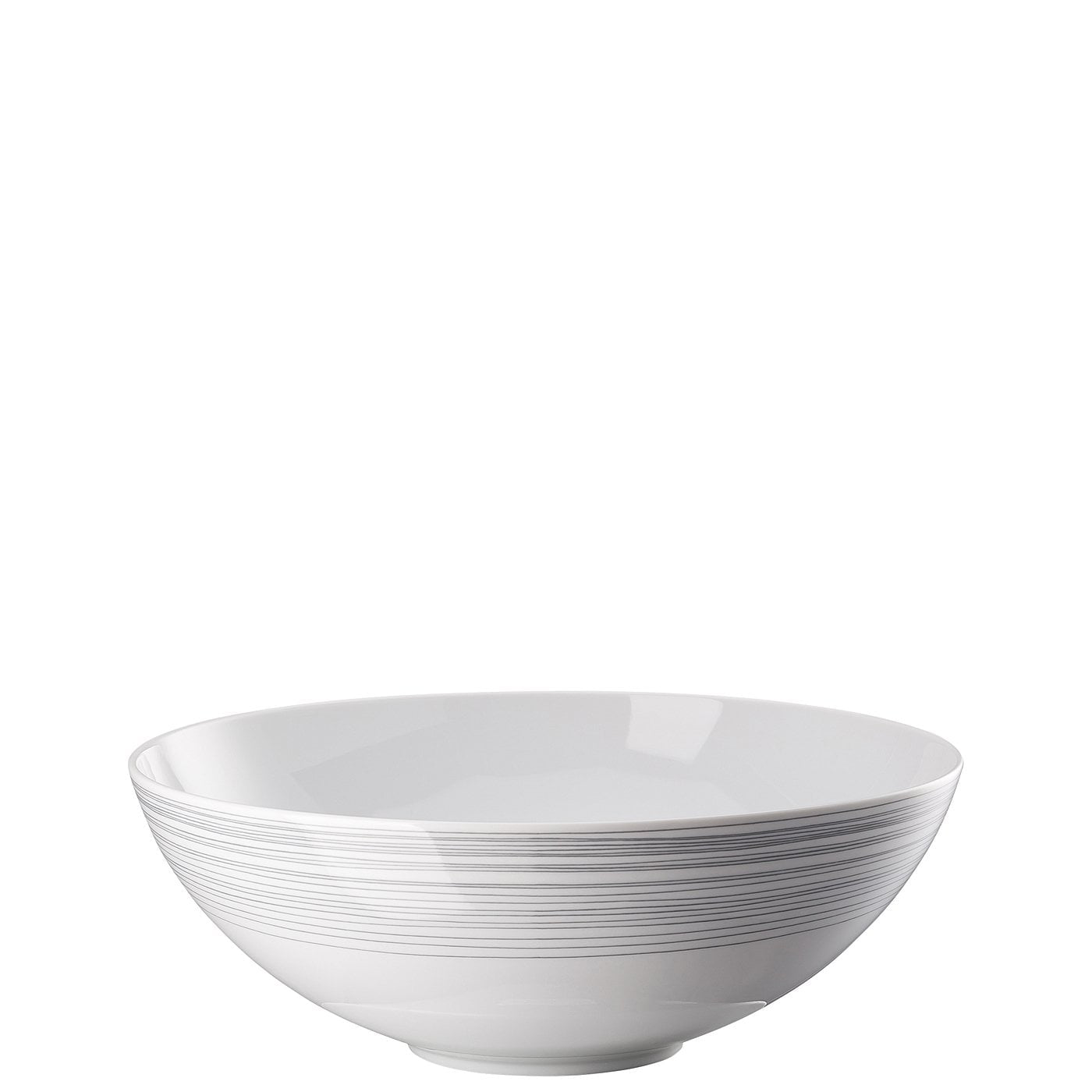 Rosenthal Schüssel TAC Gropius – 2,8 l, Ø 26 cm, Porzellan, Grau