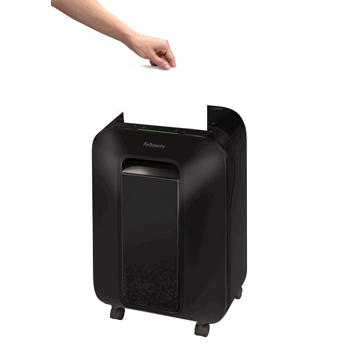 Fellowes Powershred LX201 – Aktenvernichter, DIN P-5, Partikelschnitt 2 × 12 mm, 12 Blatt, 22 l