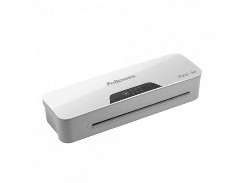 Fellowes Pixel Laminiergerät A4 – 2 Rollen, 150–250 µm, Kaltlamination, Aufheizzeit 3 Min., 300 mm/min, Weiss