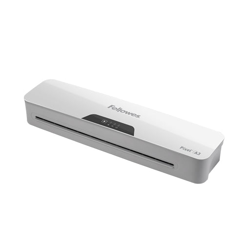 Fellowes Pixel Laminiergerät A3 – 2 Rollen, 75–125 µm, Kaltlamination, Aufheizzeit 3 Min., 300 mm/min, Weiss