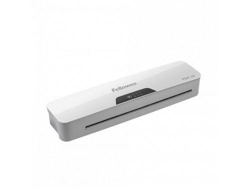Fellowes Pixel Laminiergerät A3 – 2 Rollen, 75–125 µm, Kaltlamination, Aufheizzeit 3 Min., 300 mm/min, Weiss