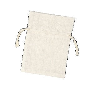 Folia Geschenkbeutel – Baumwolle, gerippt – 3 Grössen, je 2 Stück: 100 × 80 mm, 130 × 100 mm, 180 × 130 mm