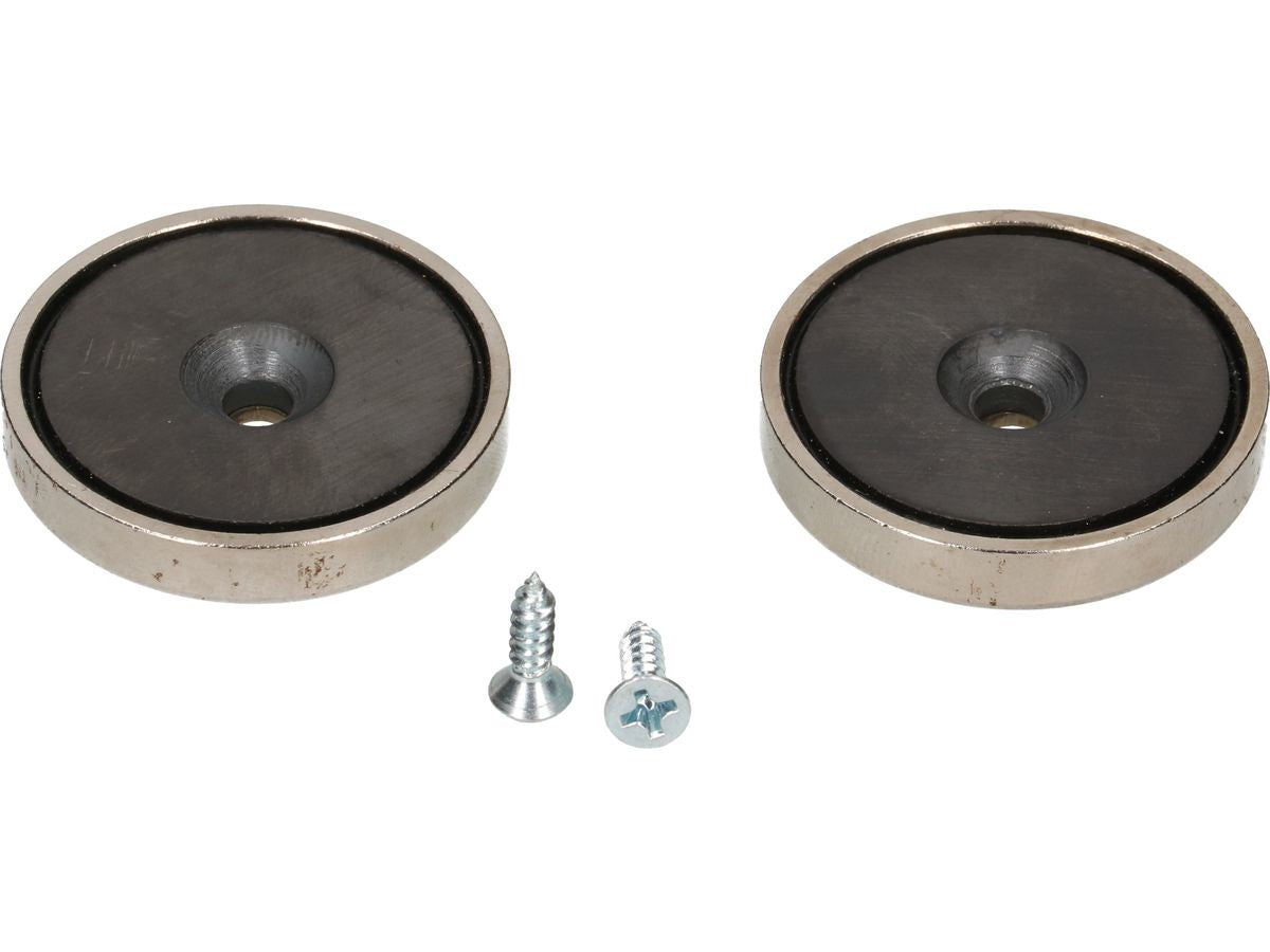 Max Hauri AG Max Hauri – Magnethalter, silber, für Max Hauri Steckdosenleisten (Prime, Safety, Swiss)