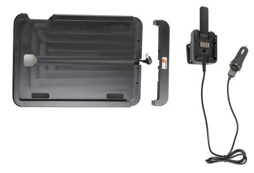 Brodit Fahrzeug-Dock für Samsung Galaxy Tab S4 10,5" (SM‑T830/SM‑T835) – mit Ladegerät (Zigarettenanzünder)