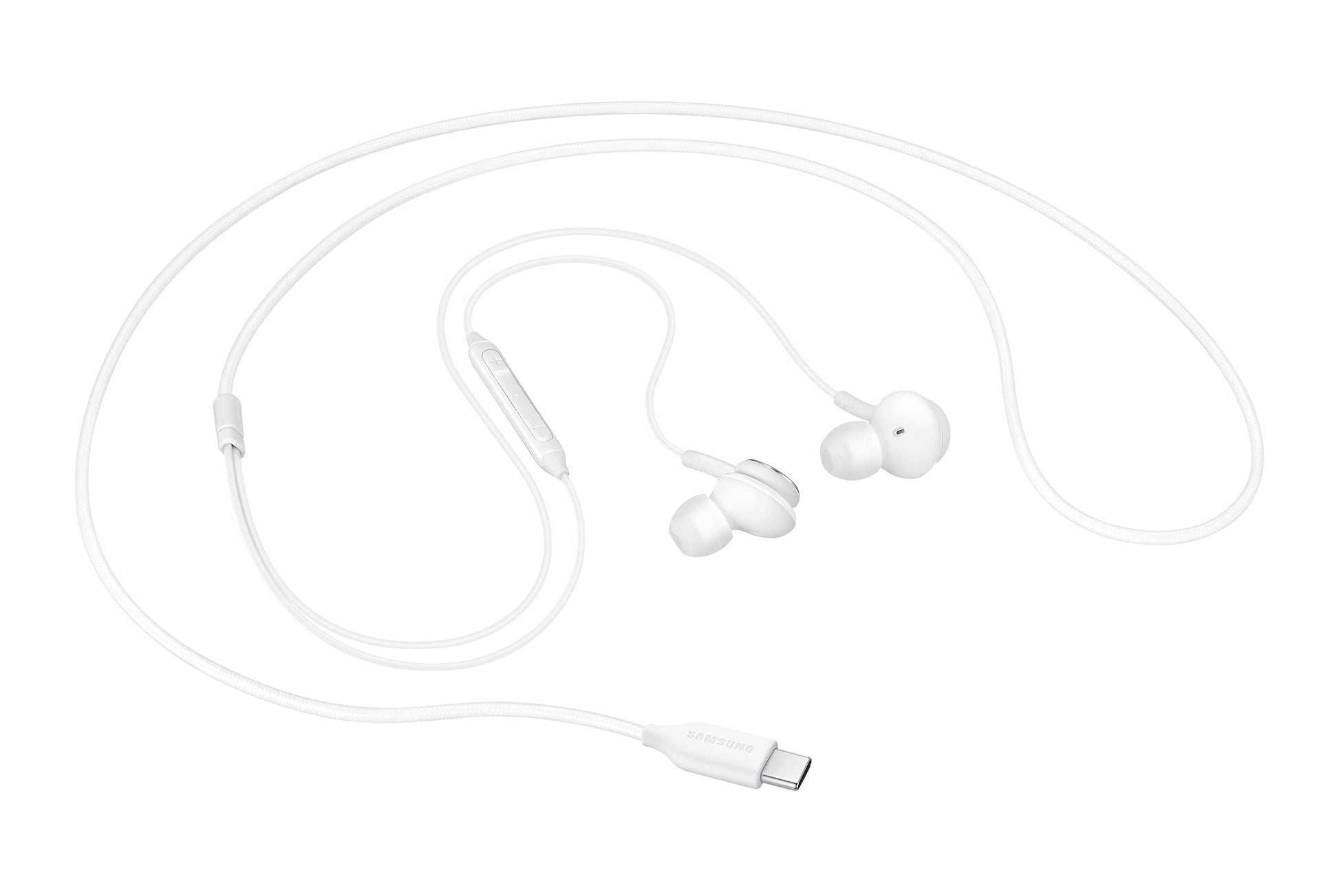 Samsung EO-IC100 – In-Ear Headset – USB-C, Inline-Mikrofon, Stummschaltung, halboffen – weiss