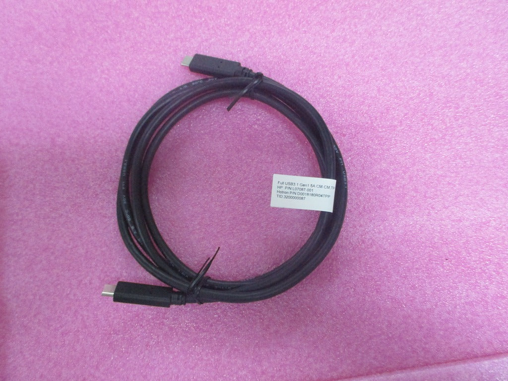 HP USB-C-Kabel – USB-C zu USB-C, USB 3.2 Gen 1, 1,8 m