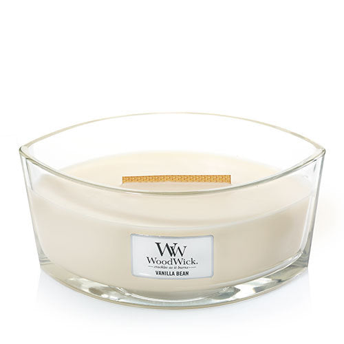 WoodWick Vanilla Bean – Duftkerze, Ellipse