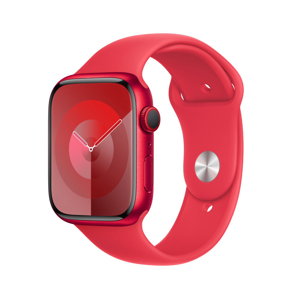 Apple Sportarmband – Armband – für Apple Watch (42/44/45 mm), Rot, S/M