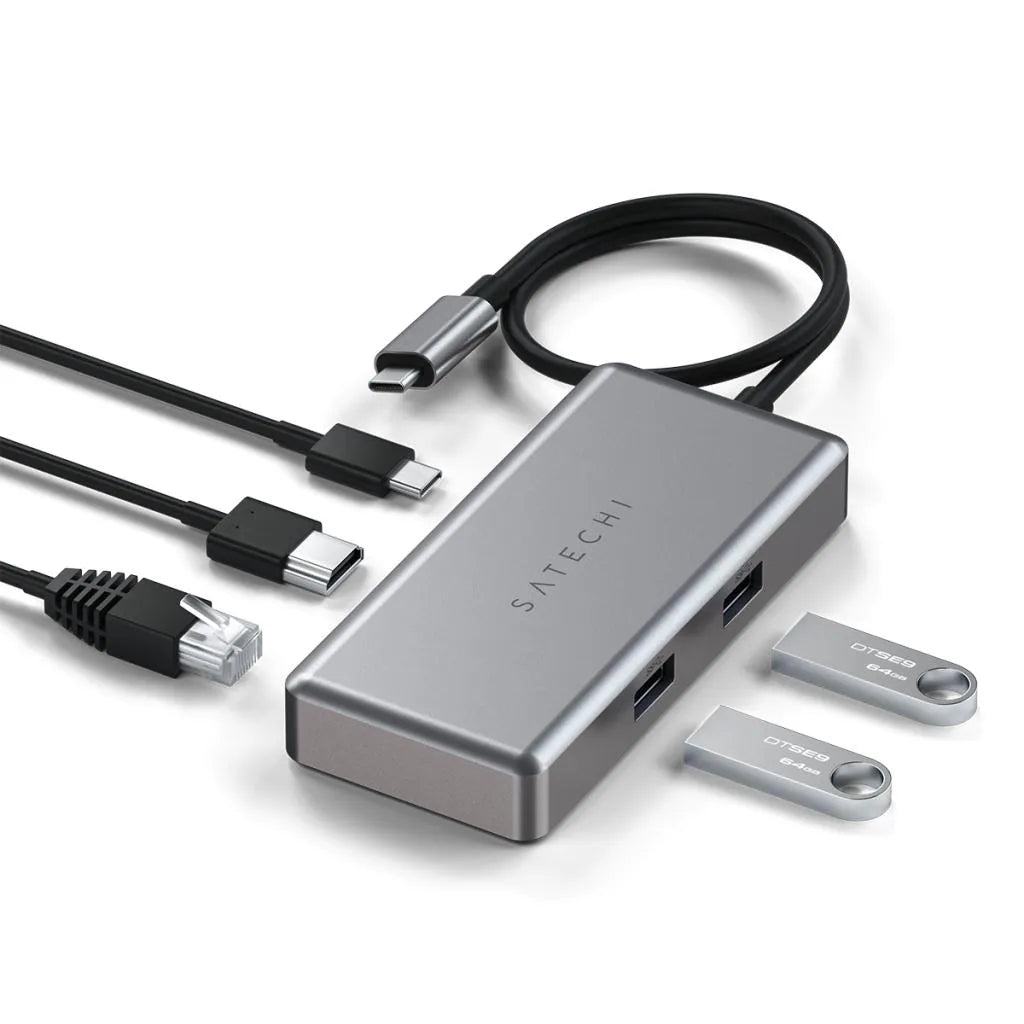 Satechi ST-UCGHM USB-Hub – USB-C, 1× HDMI, 2× USB-A