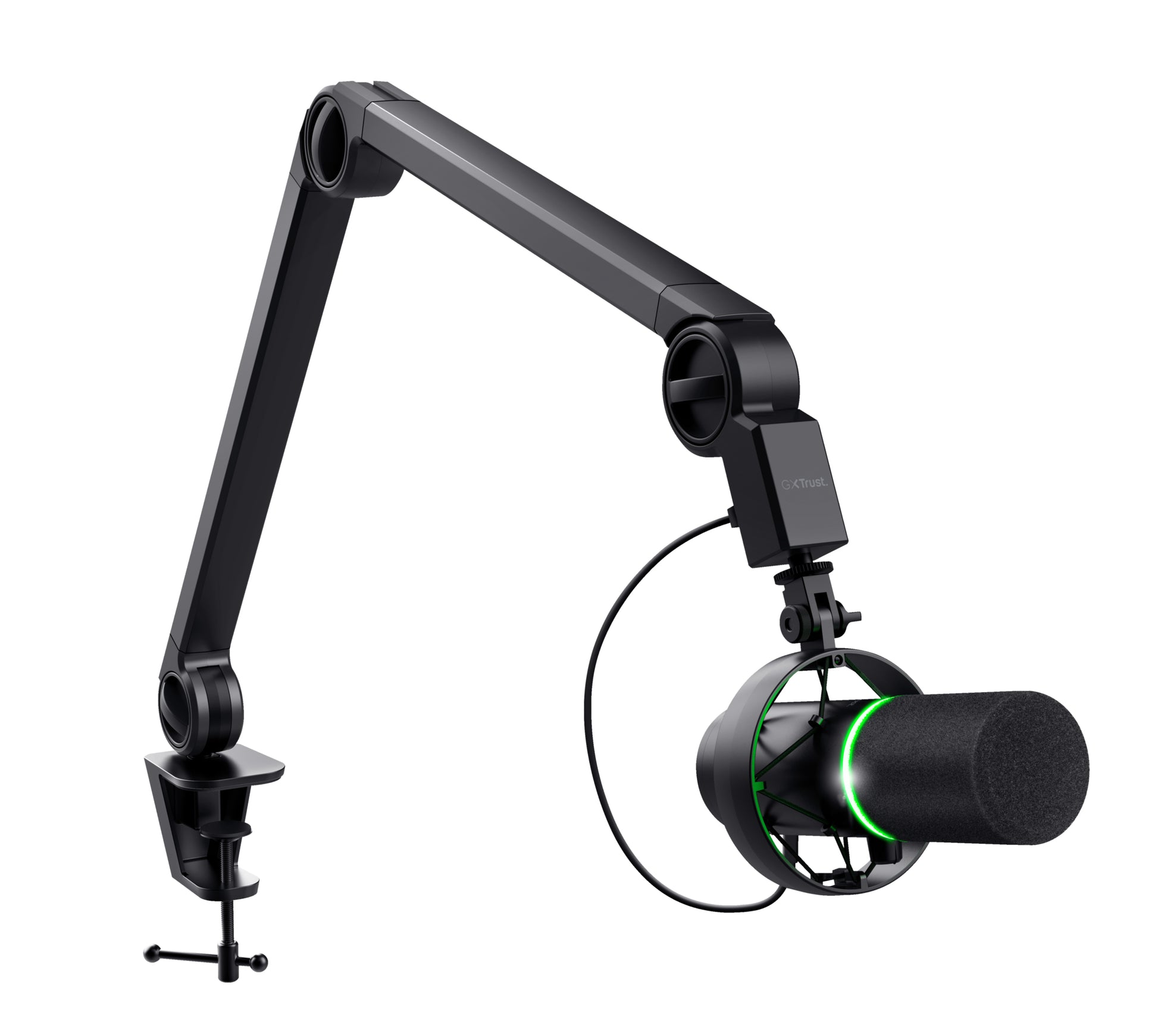 Trust GXT 255+ Onyx – Mikrofon, USB, Niere, Kondensator, Gaming, Schwarz
