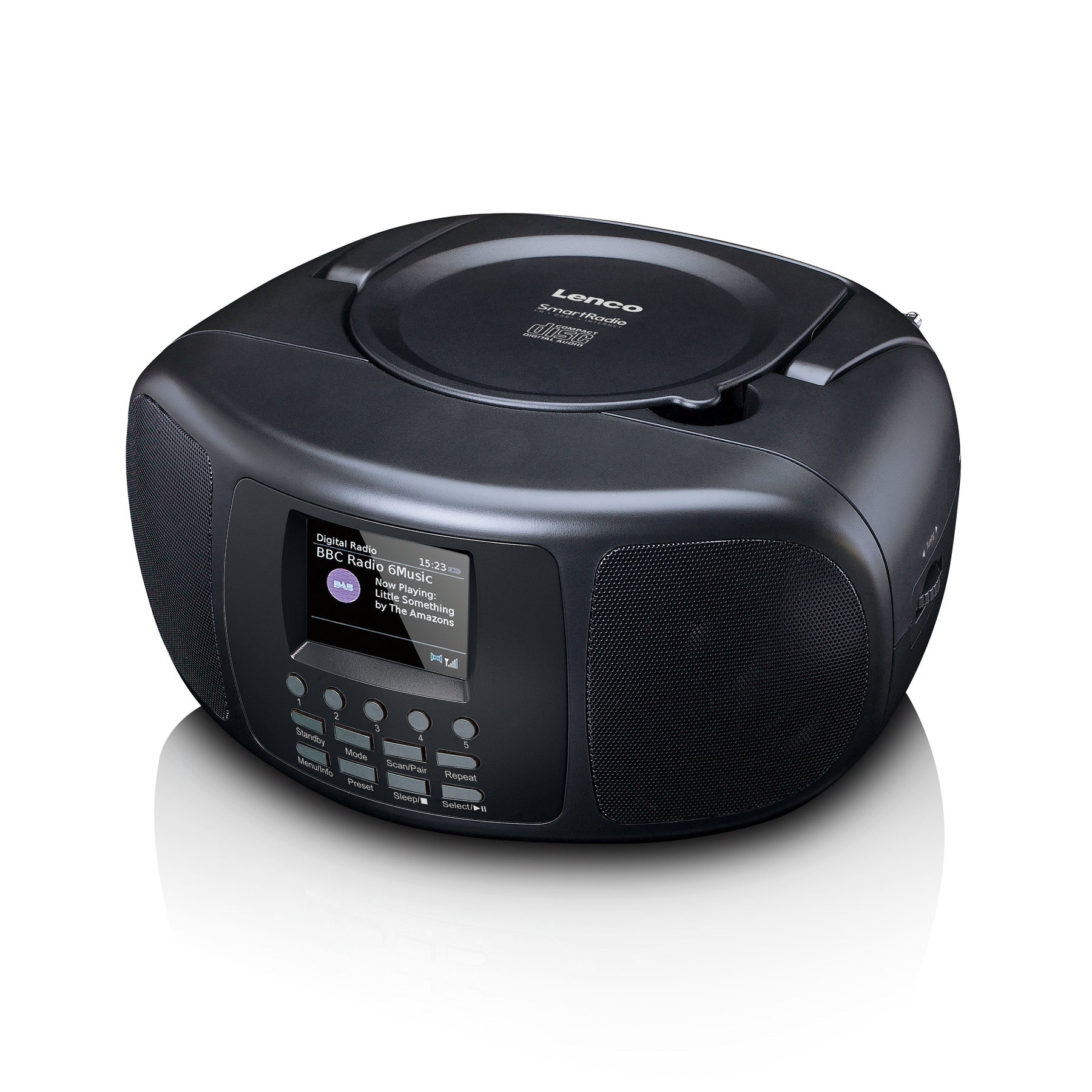 Lenco SCD-6000BK – Internetradio, DAB+/UKW, CD, Bluetooth – Schwarz