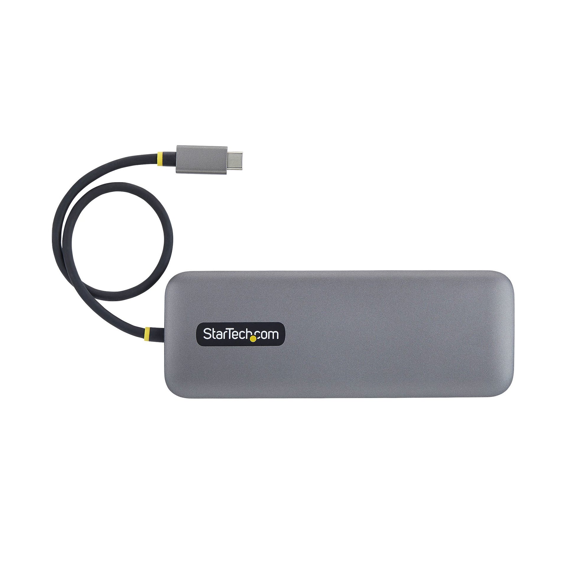 StarTech.com 189B-USBC-MULTIPORT Multiport-Adapter – USB-C, 2× DP, 3× USB-A, 100 W PD, GbE