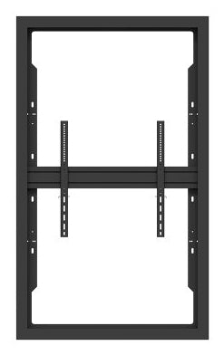 Hagor Enclosure 75" – Schutzgehäuse, Hochformat, VESA 600×800 mm, für Displays bis 75", Schwarz