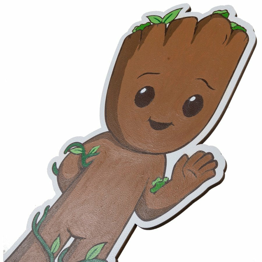 CRAFT Buddy Malen-nach-Zahlen-Set – Groot (MARVEL) – 23,0 × 22,0 cm – ab 6 Jahren