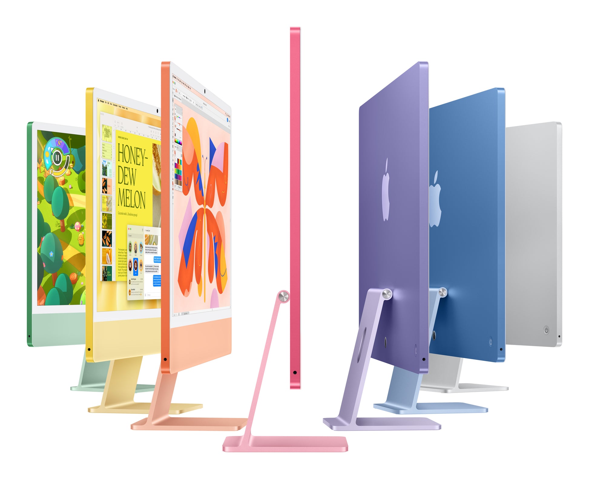 Apple iMac 24" M4 (24 GB, 512 GB, Silber), macOS Sequoia