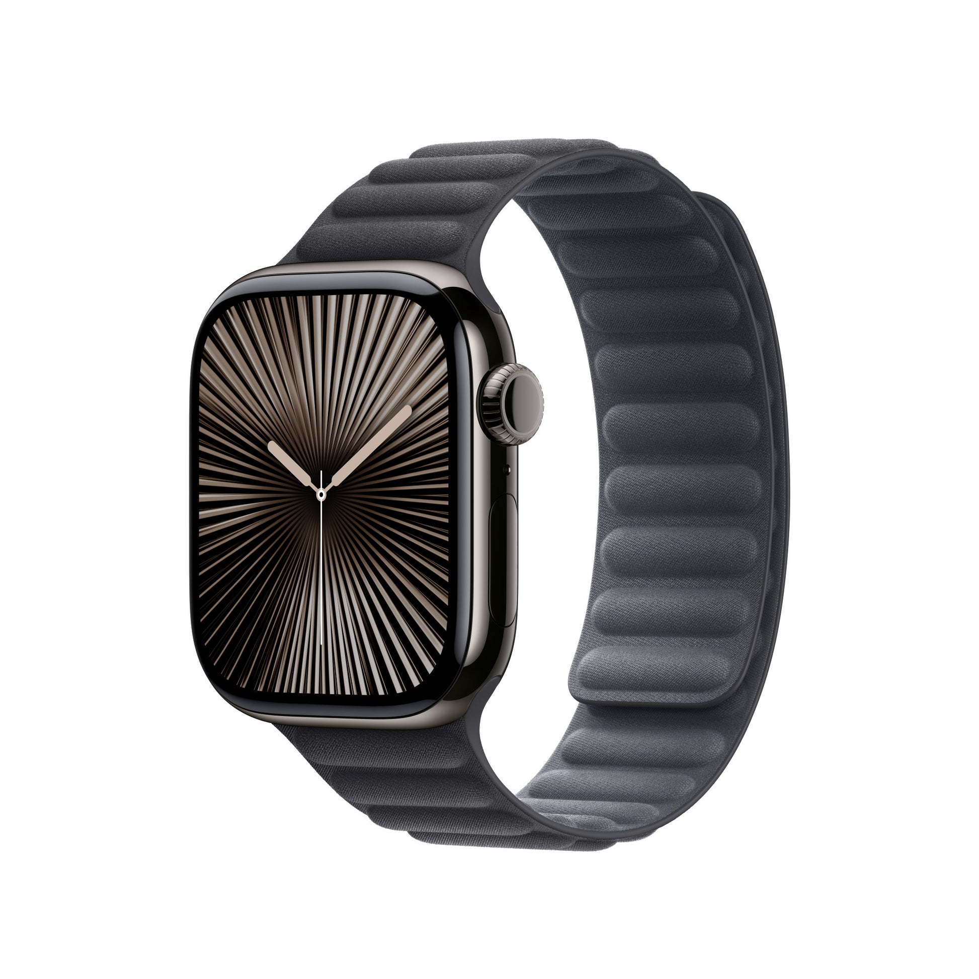 Apple Magnetic Link – Armband – für Apple Watch 42 mm, Schwarz, S/M, Aus recyceltem Material