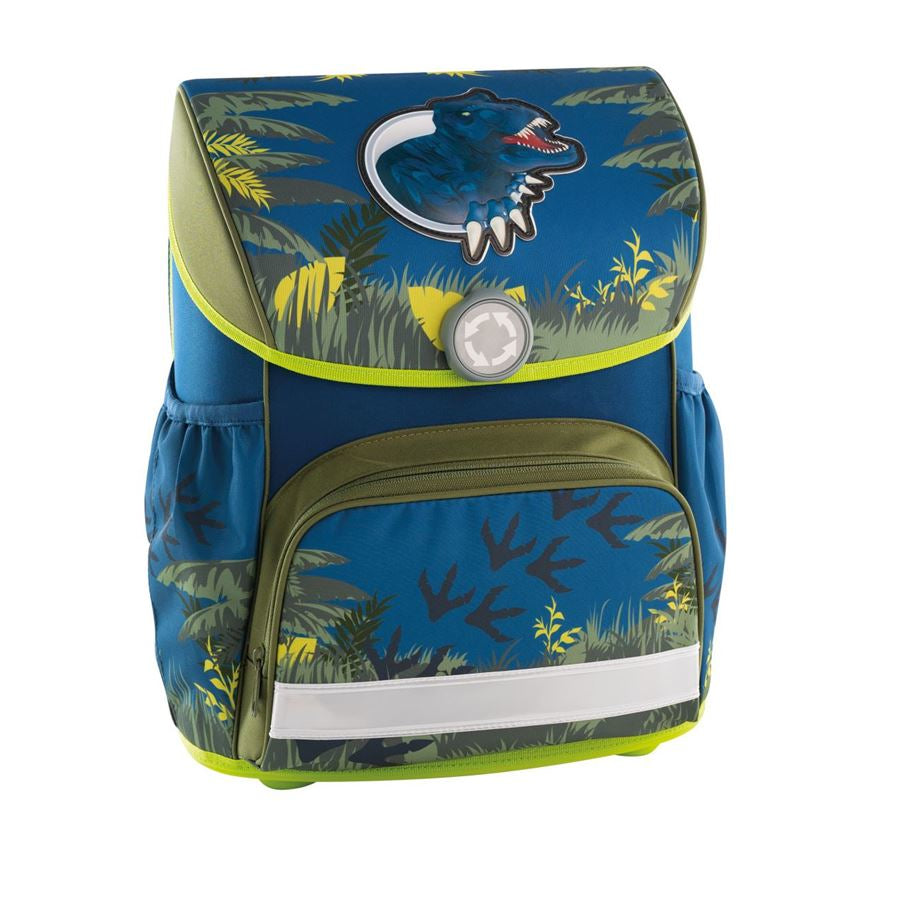 Eberhard Faber EFAlino – 4-teiliges Schulrucksack-Set, Dinosaurier, 18 l, 33,5×40×24 cm