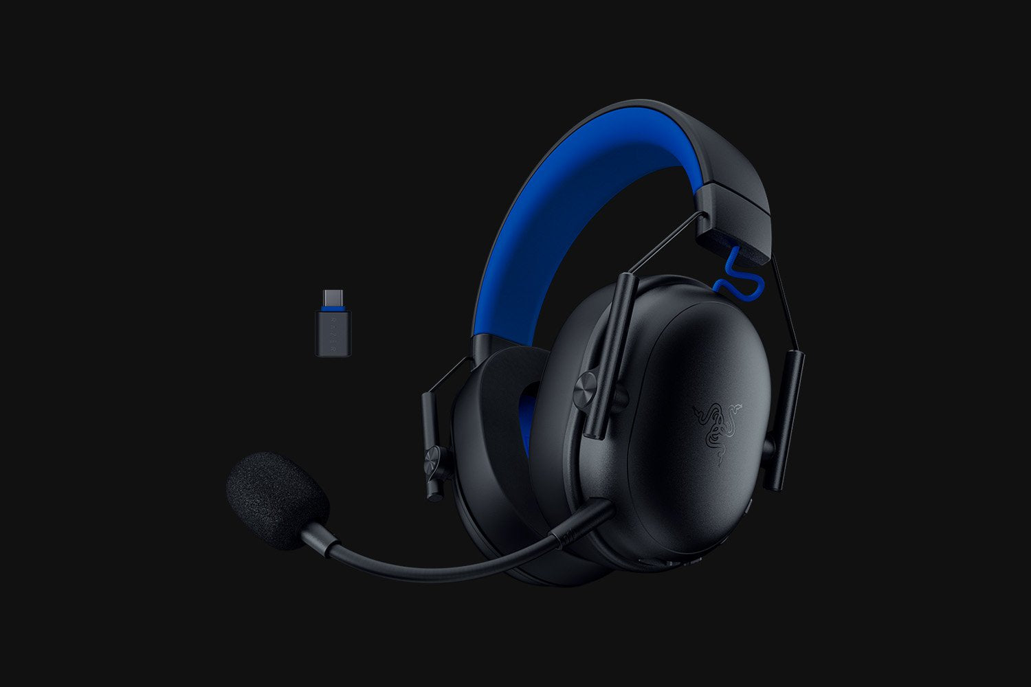 Razer BlackShark V3 X Hyperspeed – Gaming-Headset – Bluetooth, abnehmbares Mikrofon – schwarz – für PS5/PC