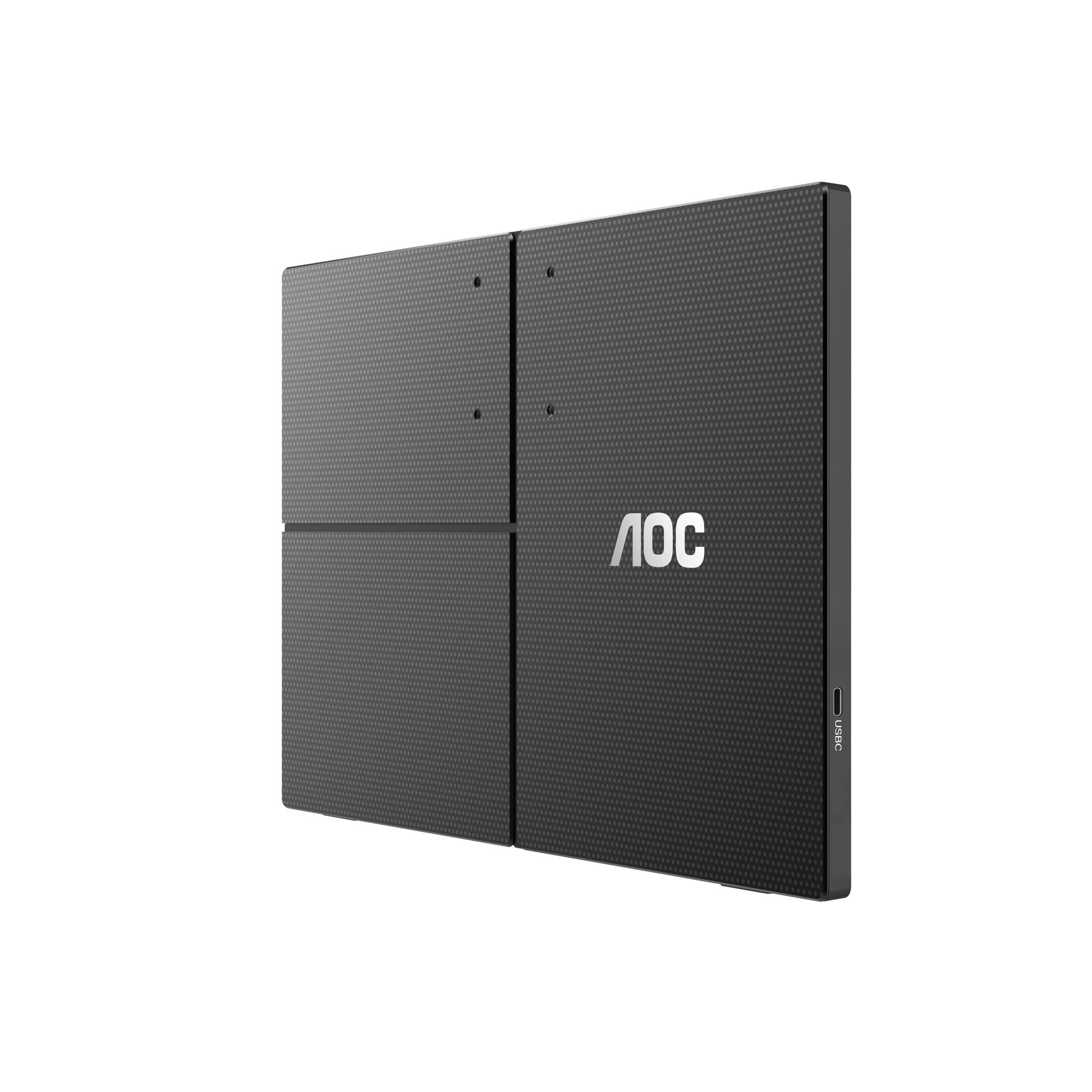 AOC 16T3EA – Portabler Monitor, 15,6", 1920 × 1080 (Full HD), IPS, 60 Hz, 250 cd/m², VESA 75 × 75, Schwarz