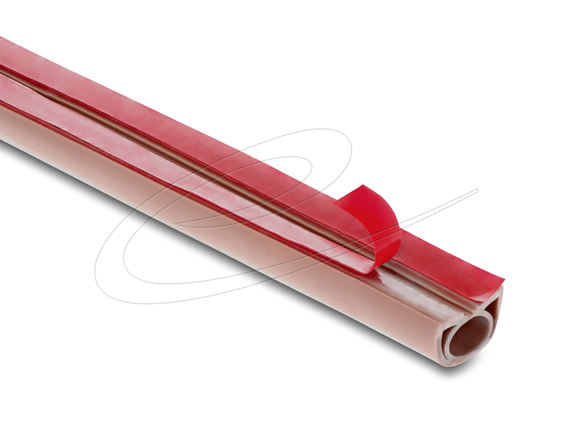 DeLOCK 20762 Wandkanal – 20 × 10 mm – 2 m – PVC – Braun, selbstklebend