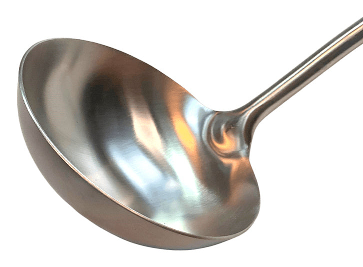 Hot Wok Schöpflöffel, 36,0 cm, Edelstahl, Holzgriff, mit Aufhänger
