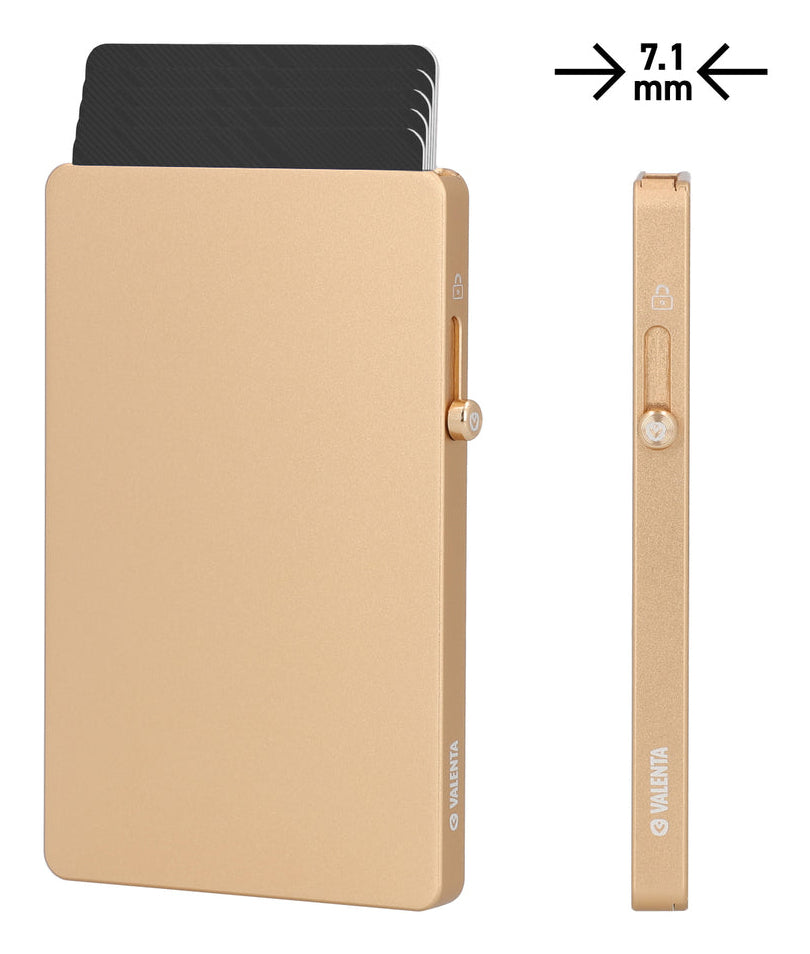 Valenta Halterung – für MagSafe, 66 × 7,1 × 100 mm, Metall, Gold