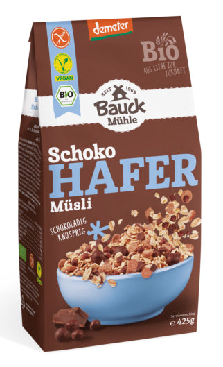 Bauck Mühle Müesli Schoko – Bio, glutenfrei – 425 g