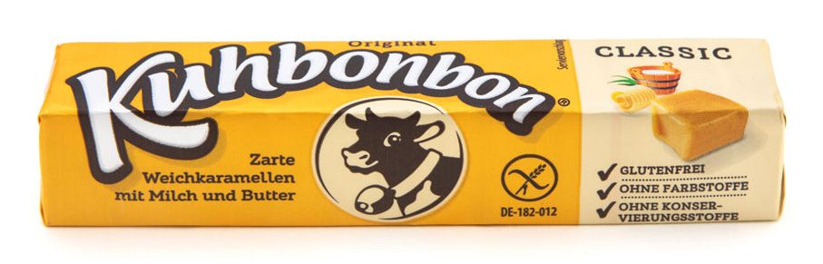 Kuhbonbon Stange Kaubonbons – Classic Karamell, glutenfrei – 24 × 72 g