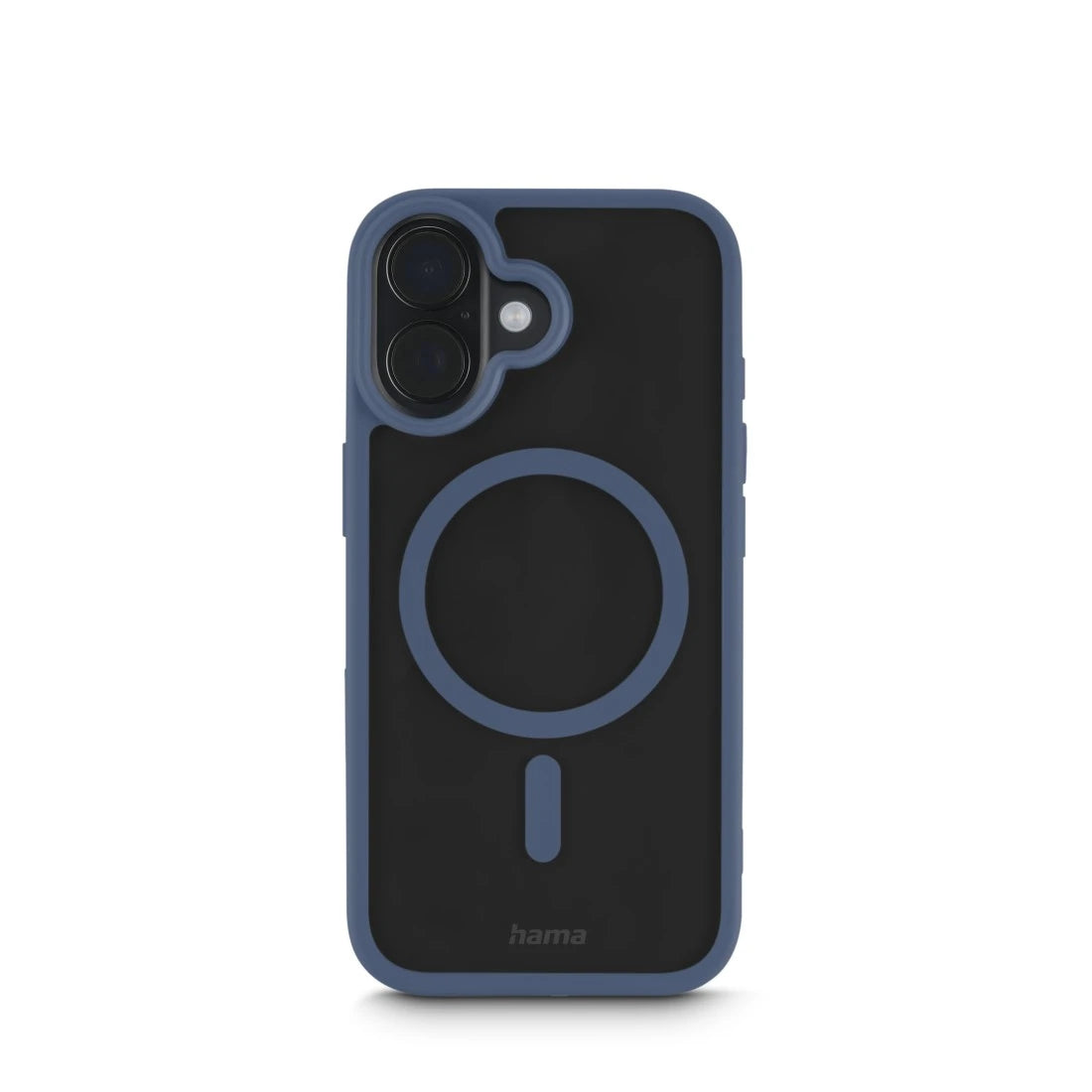 Hama Frame Protect Backcover – für Apple iPhone 17 – MagSafe, PC+TPU, blau/transparent