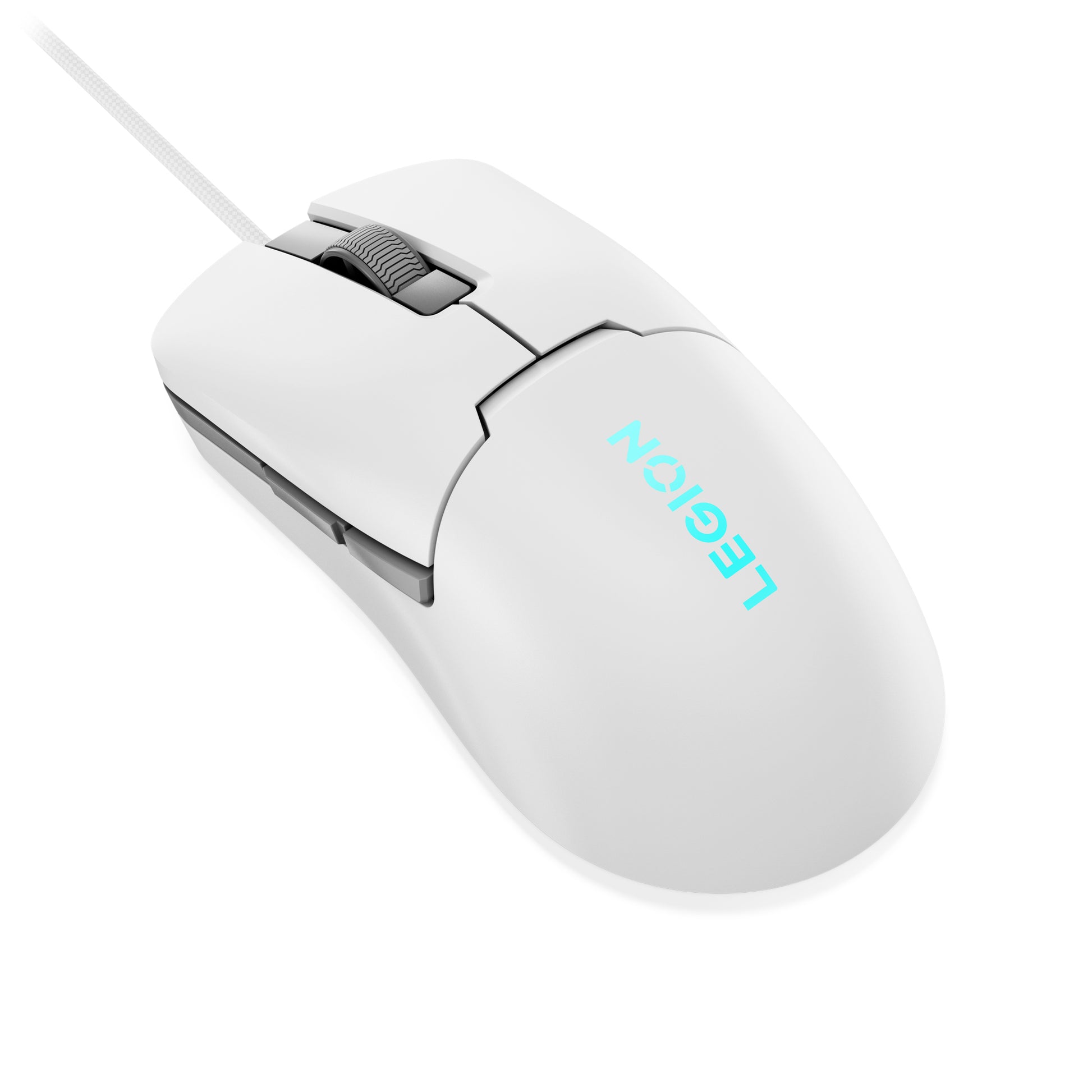 Lenovo Legion M300S – Gaming-Maus – Kabelgebunden (USB‑A), 8000 DPI, RGB-Beleuchtung, rechts, Weiss