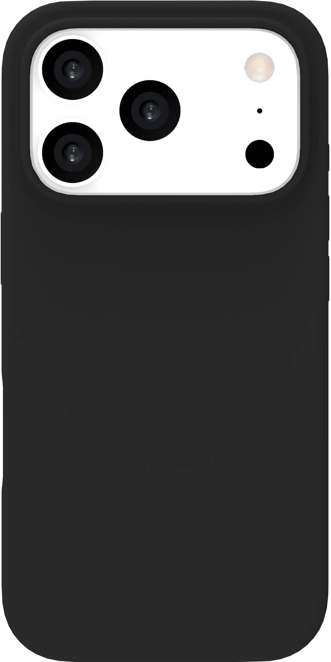 eSTUFF INFINITE (GRS) ROME Backcover – für Apple iPhone 17 Pro, PC+Silikon, Schwarz, bis 2 m sturzsicher
