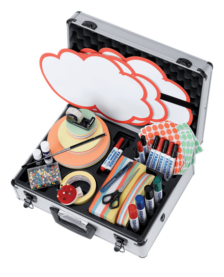 Franken Moderationskoffer – für Moderation – Aluminium, Mehrfarbig, Profi UMK, 370 × 475 × 160 mm
