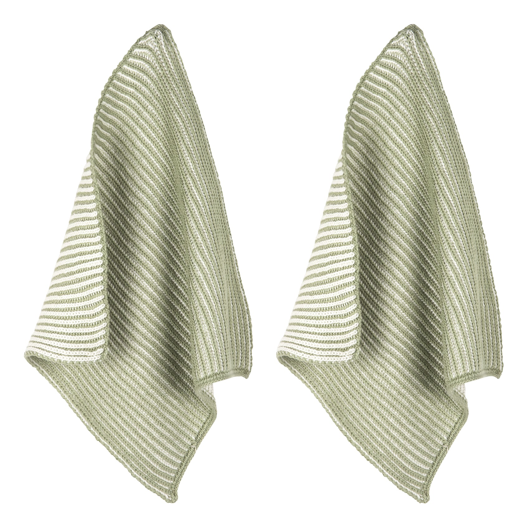 PAD Reinigungstücher Twist – Mint – 25 × 25 cm – Bio-Baumwolle – 2er-Set