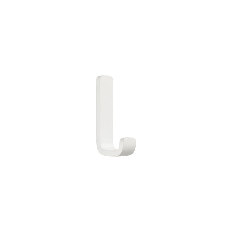 Zone Denmark Haken Rime – 2×2×8,5 cm, Aluminium, Wandmontiert, Weiss