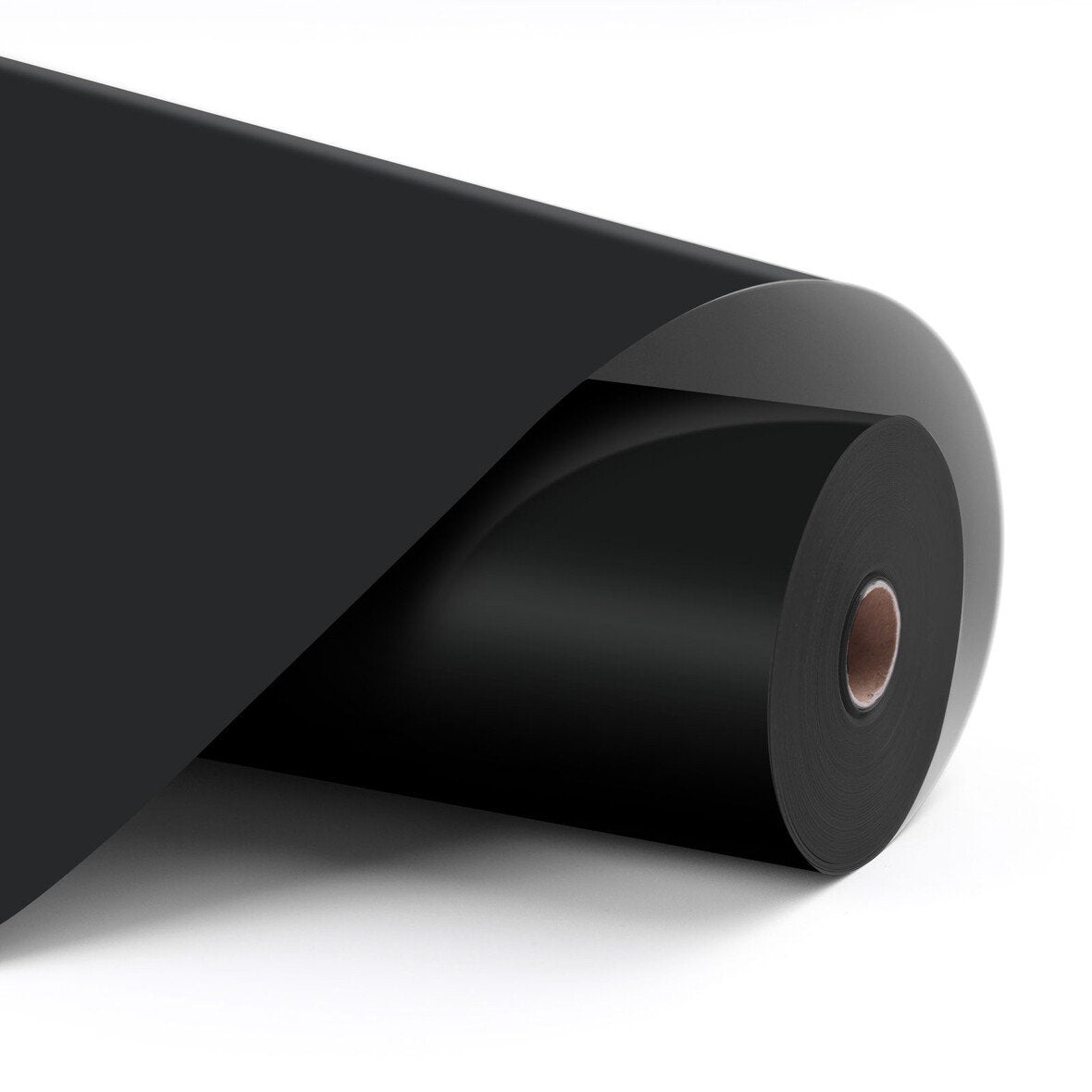 LOKLiK Vinylfolie, permanent, matt – 30,5 cm × 12 m, schwarz – 1 Rolle