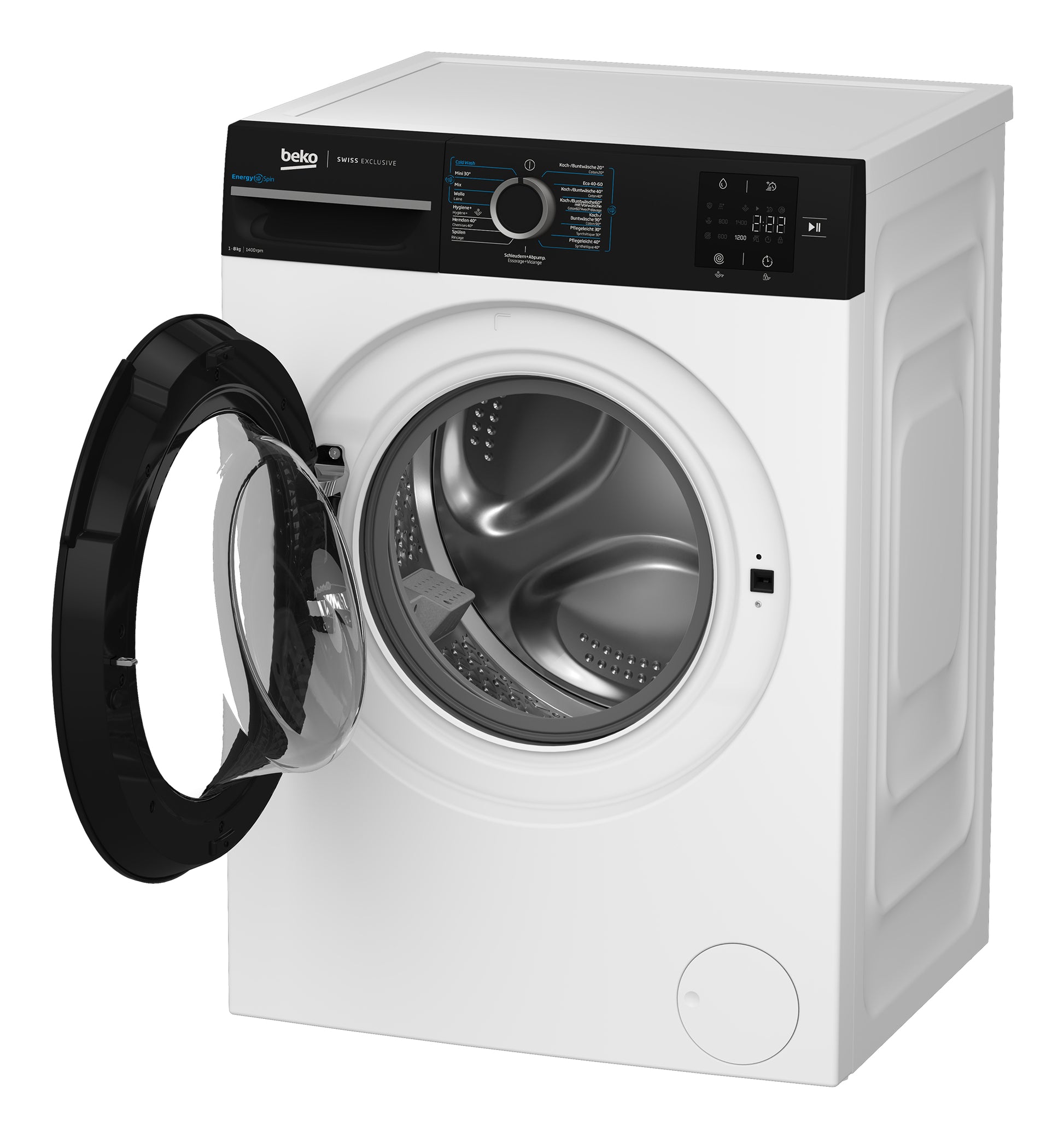 Beko Waschmaschine WM218 – 8 kg, 1400 U/min, Invertermotor, Energieklasse A – weiss
