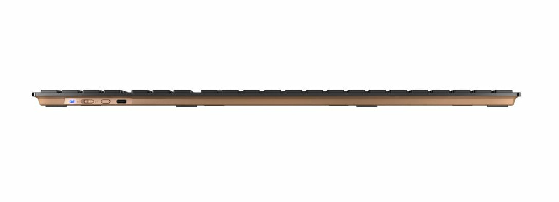 CHERRY DW 9100 Slim – Tastatur, kabellos (Bluetooth/2,4 GHz), IT-Layout (IT) – für Windows