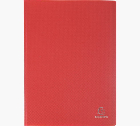 Exacompta Sichtbuch 8535E für A4, 30 Hüllen – Polypropylen (PP) – rot