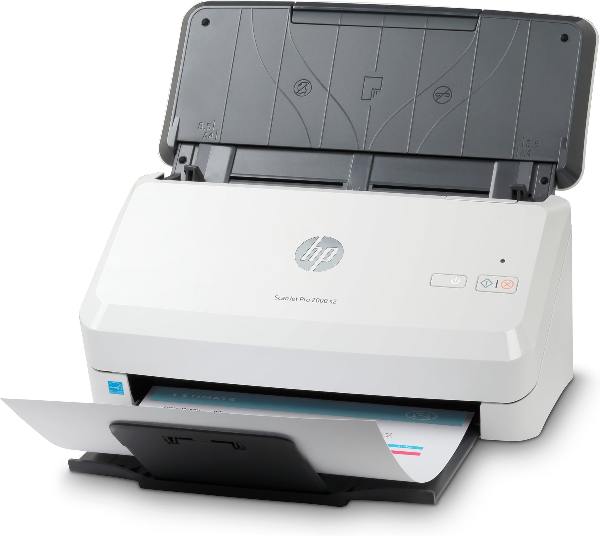 HP Scanjet Pro 2000 s2 – Dokumentenscanner, A4, Duplex, 600 dpi, ADF 50 Blatt, USB