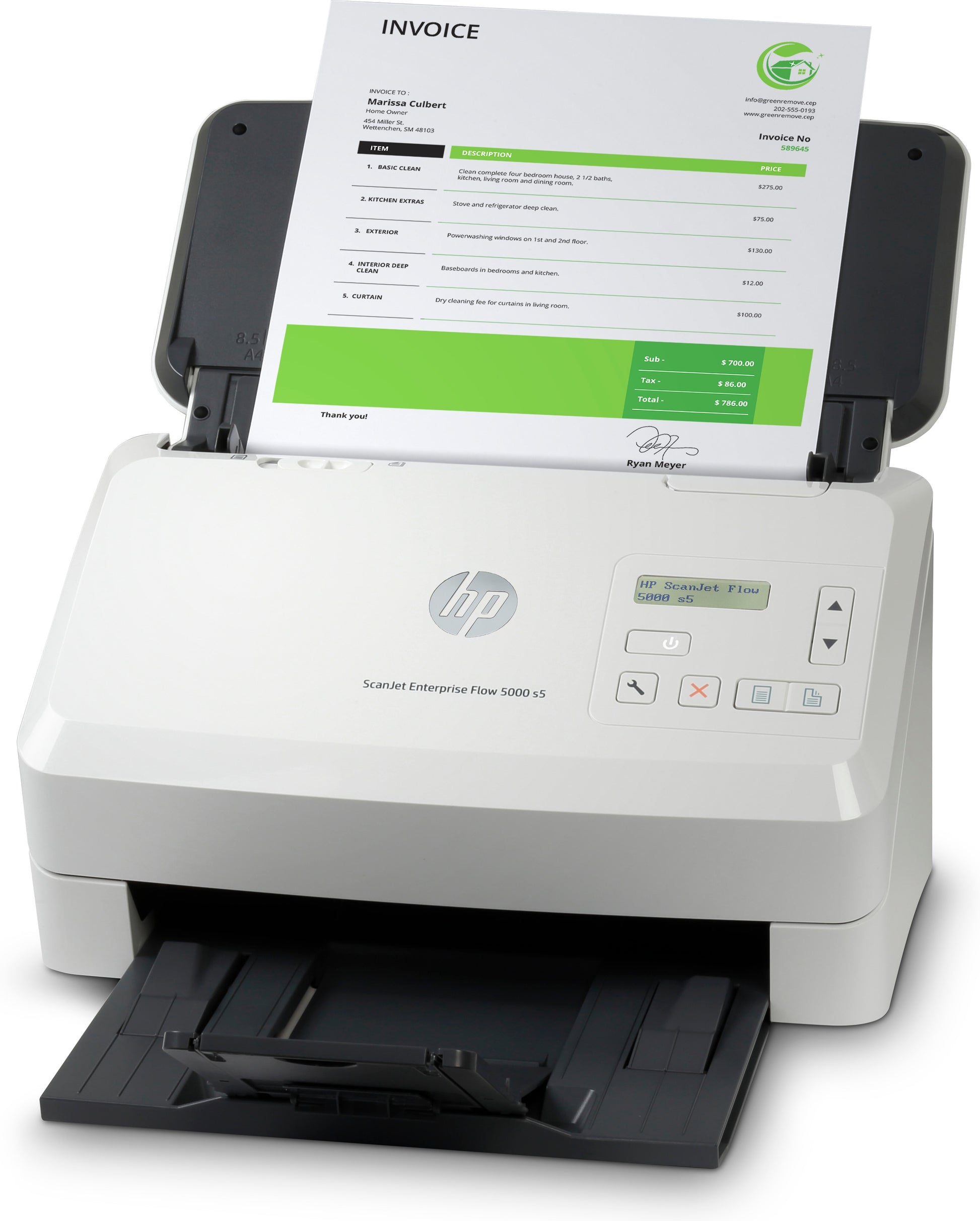 HP ScanJet Enterprise Flow 5000 S5 – Dokumentenscanner, A4, 600 dpi