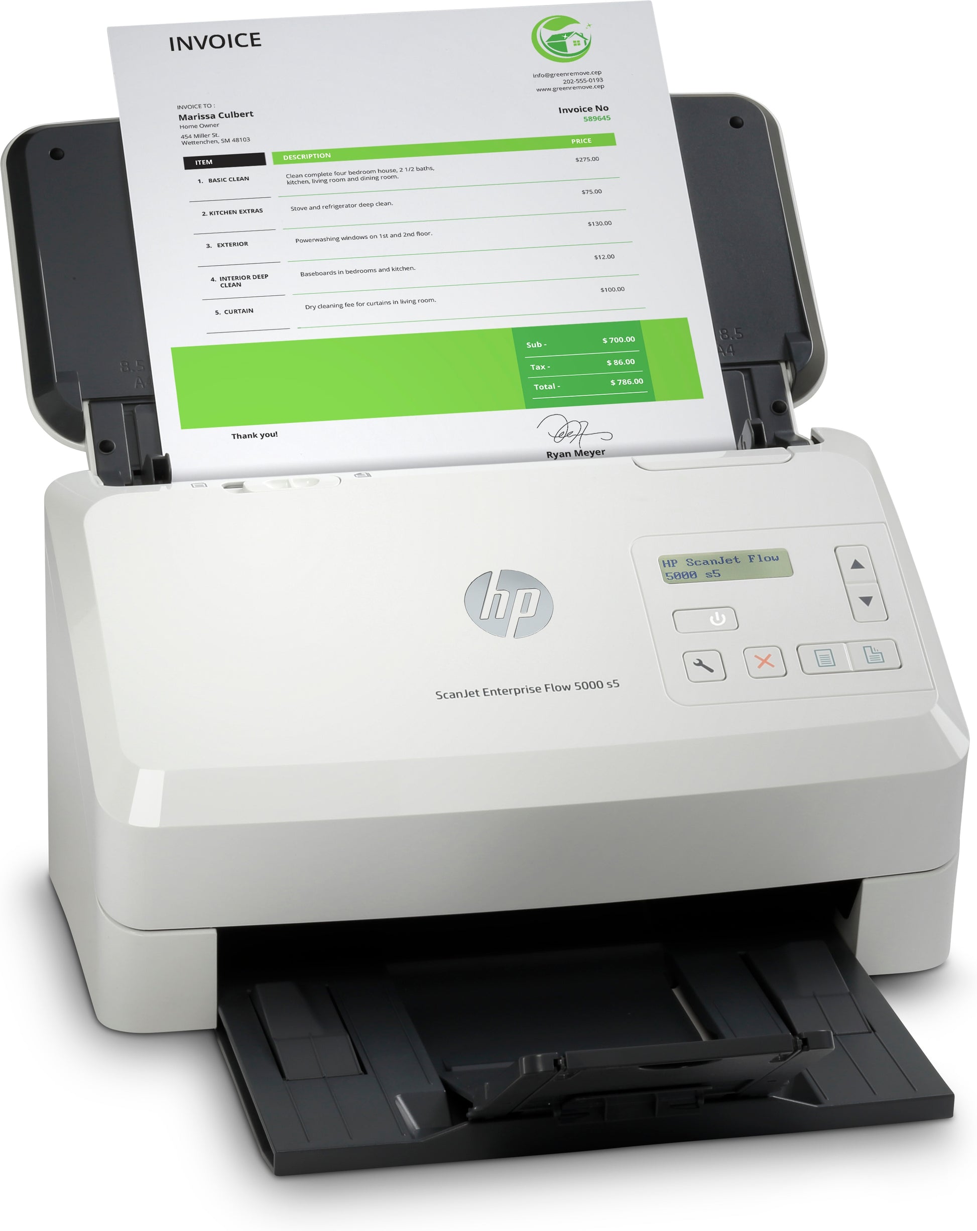 HP ScanJet Enterprise Flow 5000 S5 – Dokumentenscanner, A4, 600 dpi