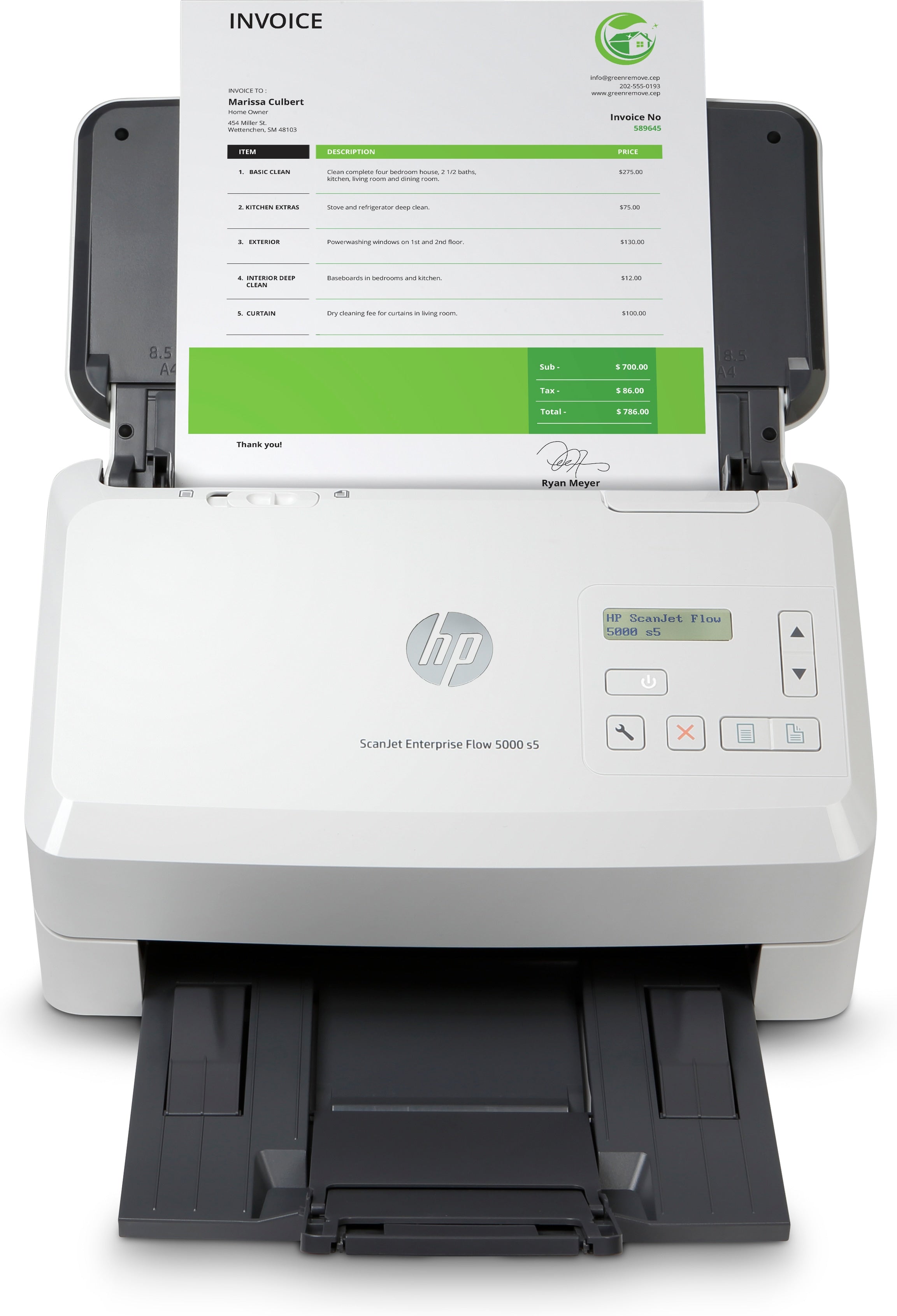 HP ScanJet Enterprise Flow 5000 S5 – Dokumentenscanner, A4, 600 dpi