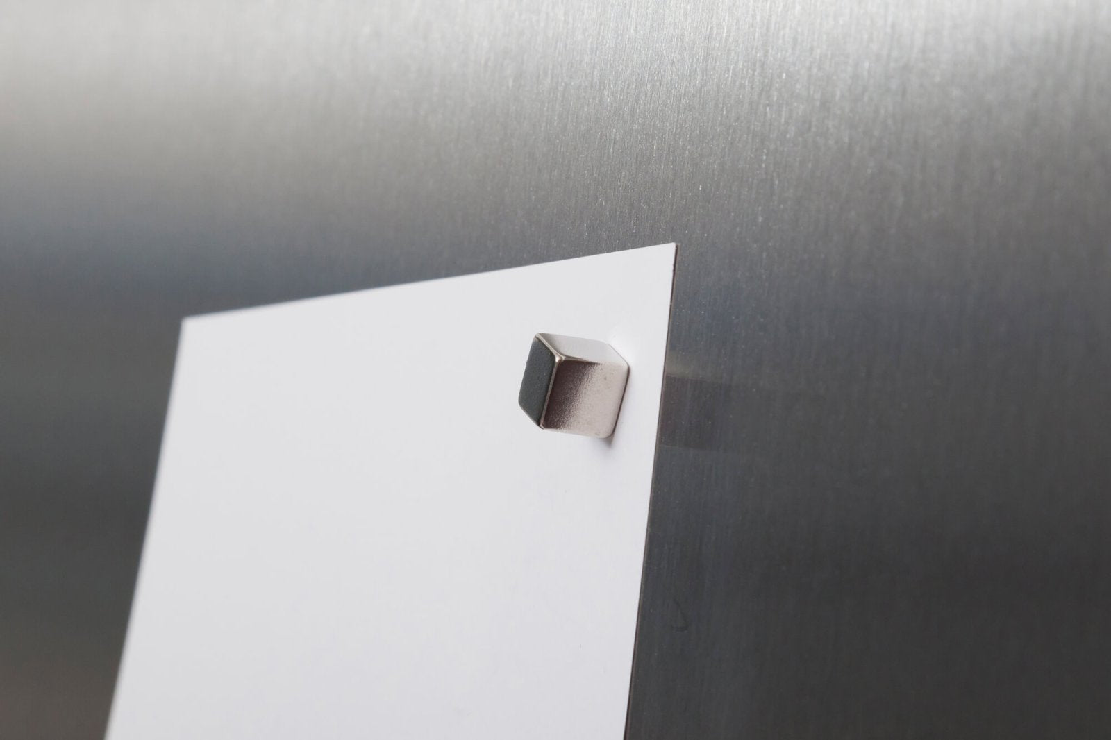 MAUL Magnetwürfel – 10 × 10 × 10 mm, silber, Neodym (vernickelt)
