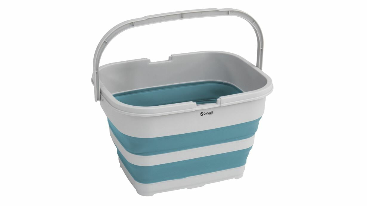Outwell Recyclingbox Collaps RecycleIt Basket – 30 l – Kunststoff (TPE), rechteckig – blau – 2-fach