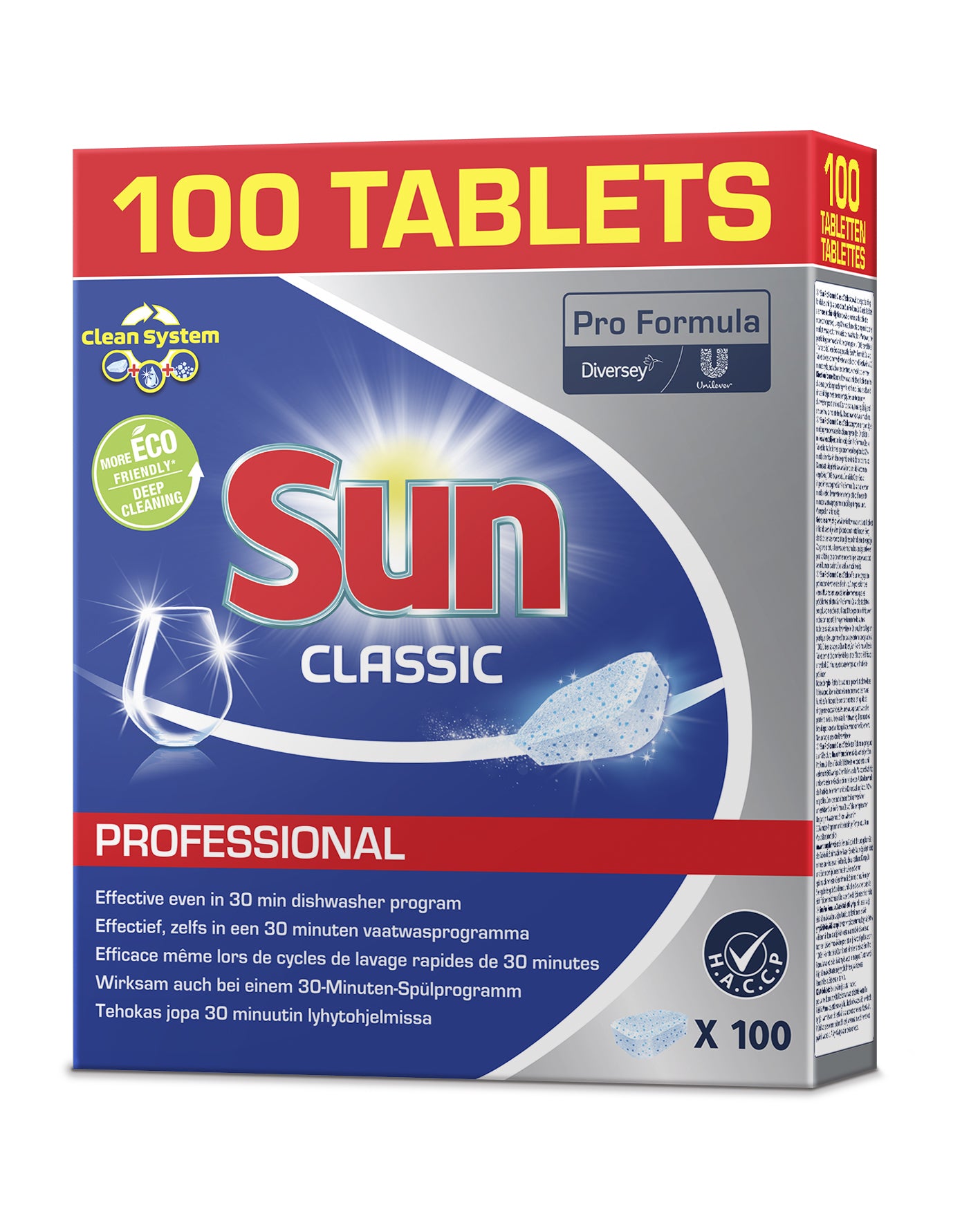 Sun Pro Formula Spülmaschinentabs Classic – 100 Tabs