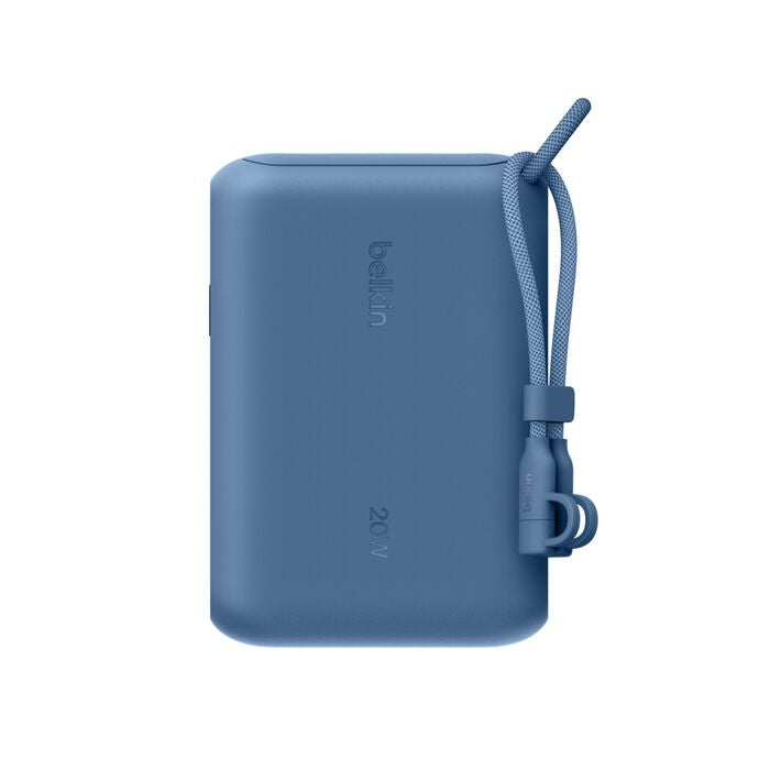Belkin Powerbank 10000 mAh, PD 20 W, mit Display, Blau